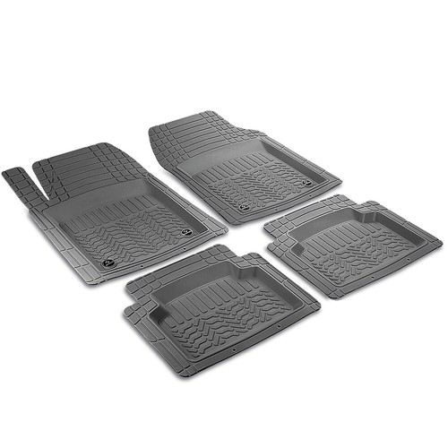 Gummi fußmatten set - set, (4
